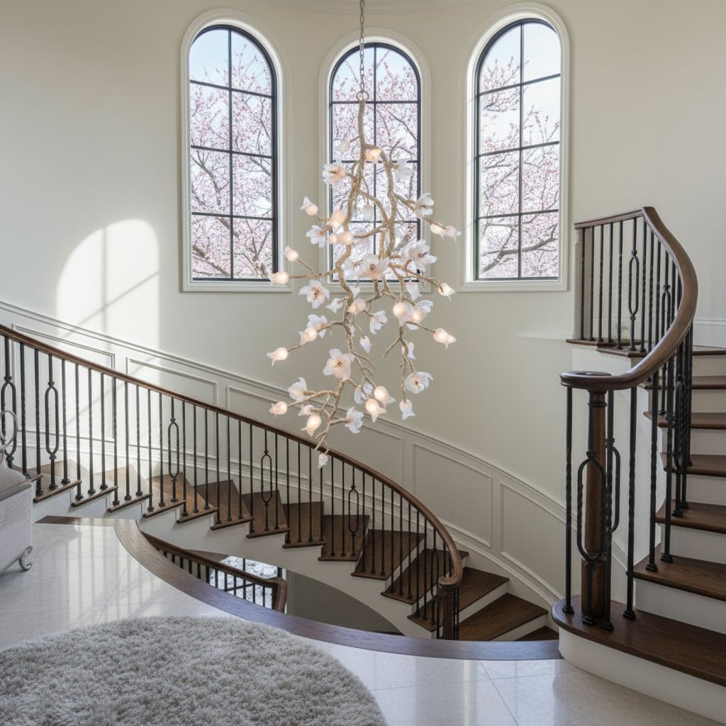 Churippu Branch Brass Chandelier