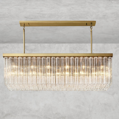 Cielo Rectangular Chandelier 54", 73"