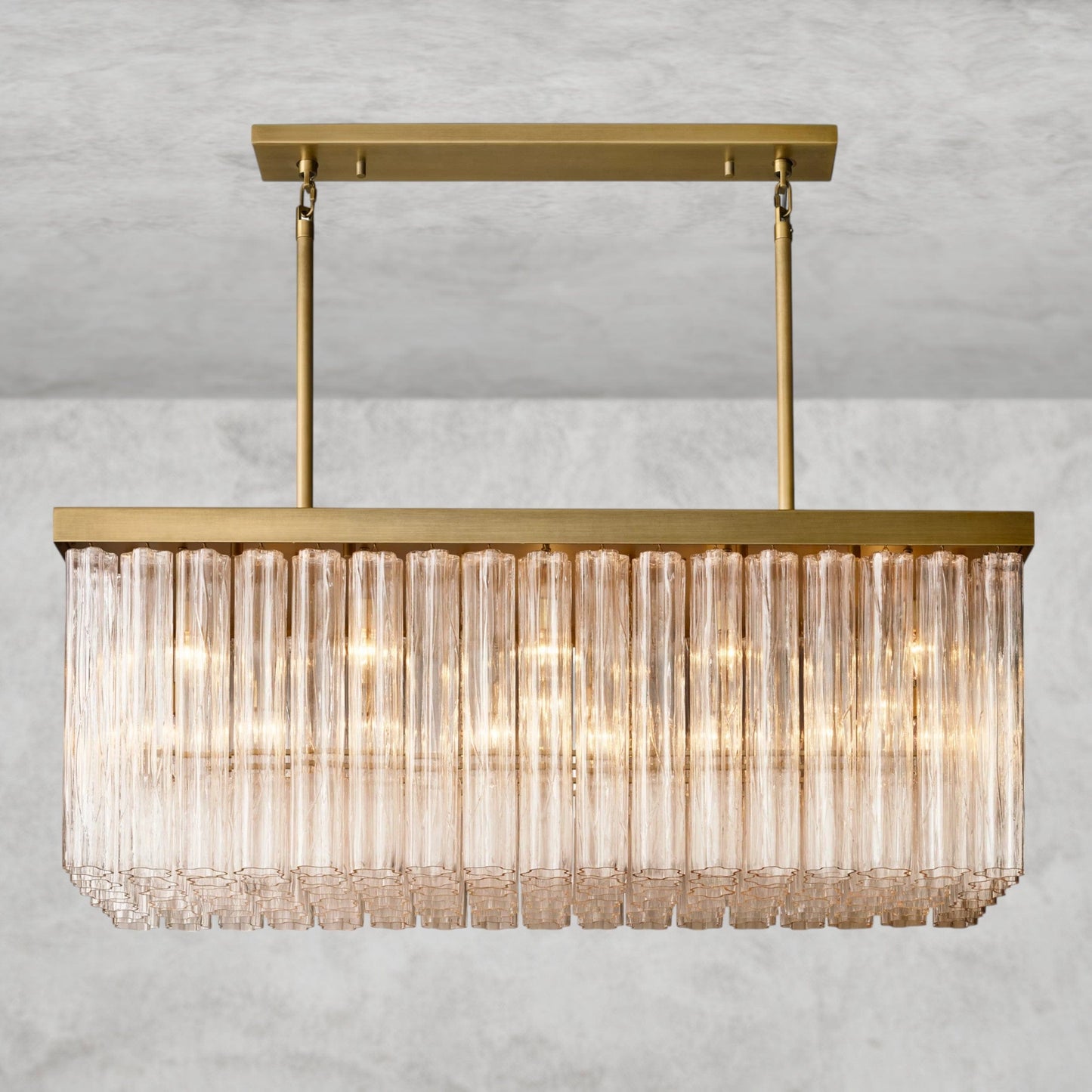 Cielo Rectangular Chandelier 54", 73"