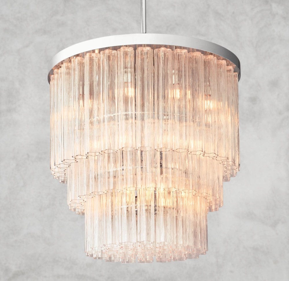 Cielo Three-Tier Round Chandelier 36", 48"