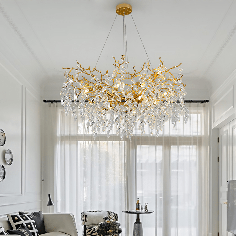 Cleo Branch Crystal Chandelier Light