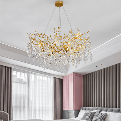 Cleo Branch Crystal Chandelier Light