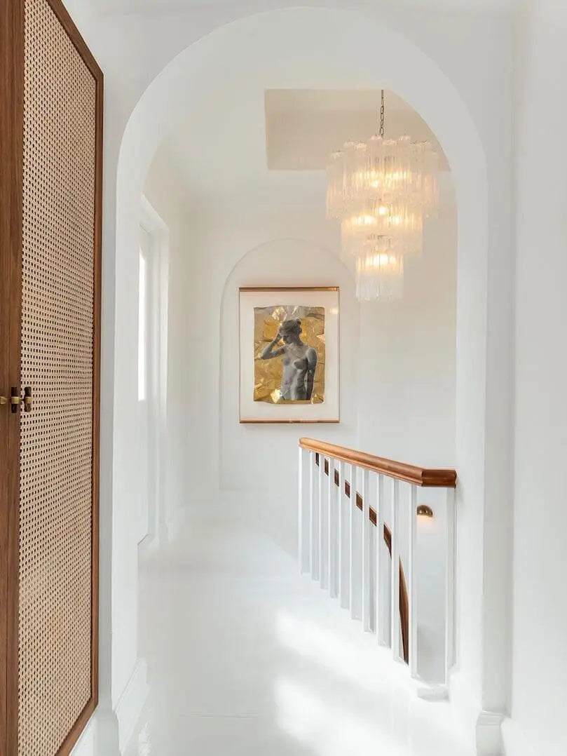 Muraano Transparent Chandelier 48 tubes