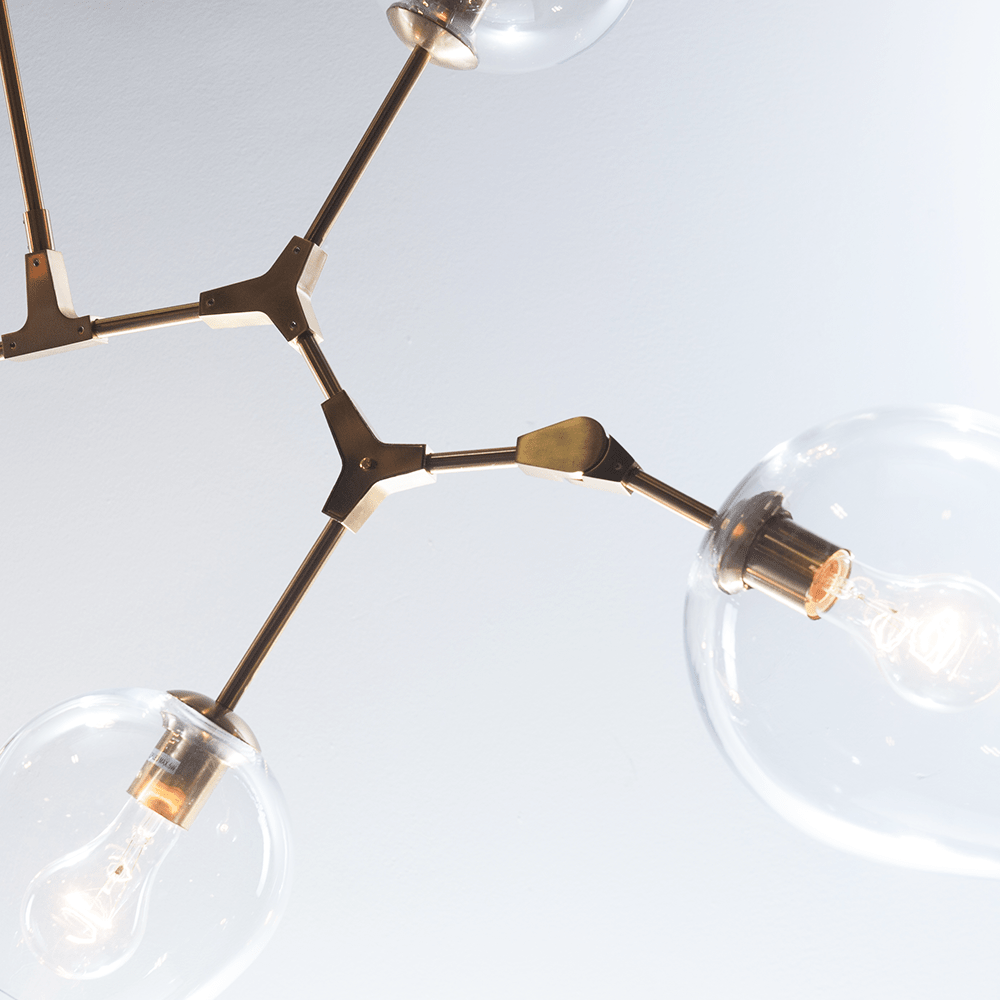 Covington Drop  Globe Branching Bubble Chandelier 30''