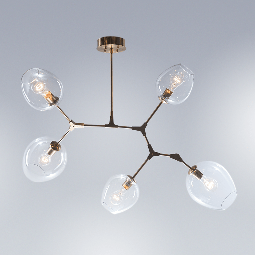 Covington Drop  Globe Branching Bubble Chandelier 30''