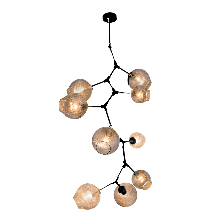 Covington Drop  Globe Branching Bubble Chandelier 38''