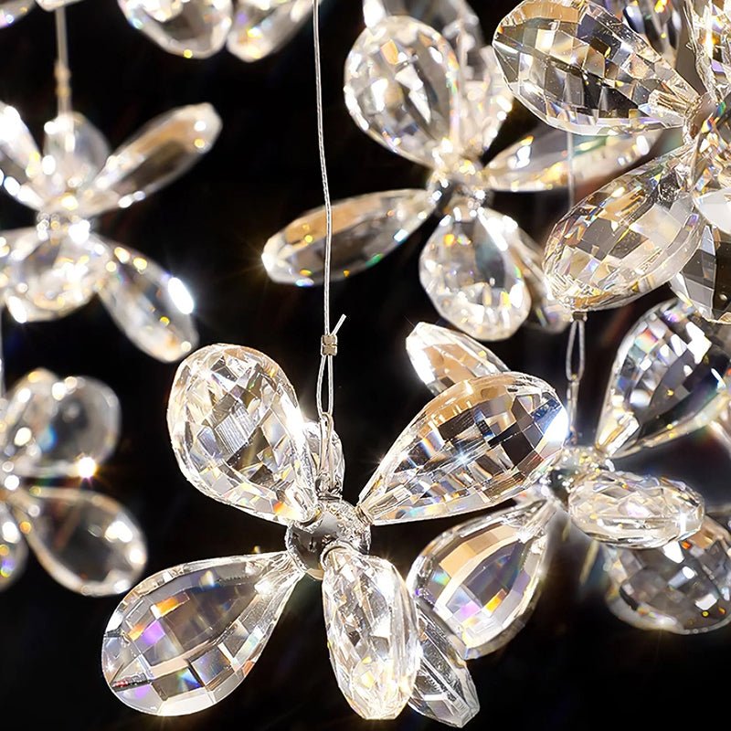 Cross Star Flower Crystal Chandelier