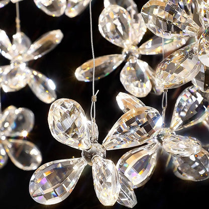 Cross Star Flower Crystal Chandelier