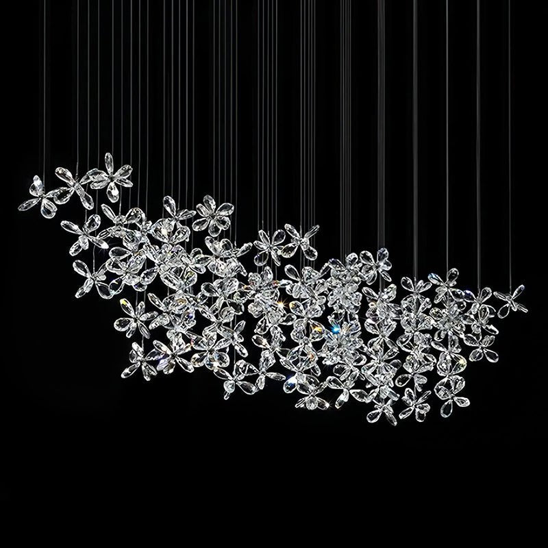 Cross Star Flower Crystal Chandelier