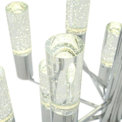 Crystal Cylinders Chandelier 16 Lights Dimmable