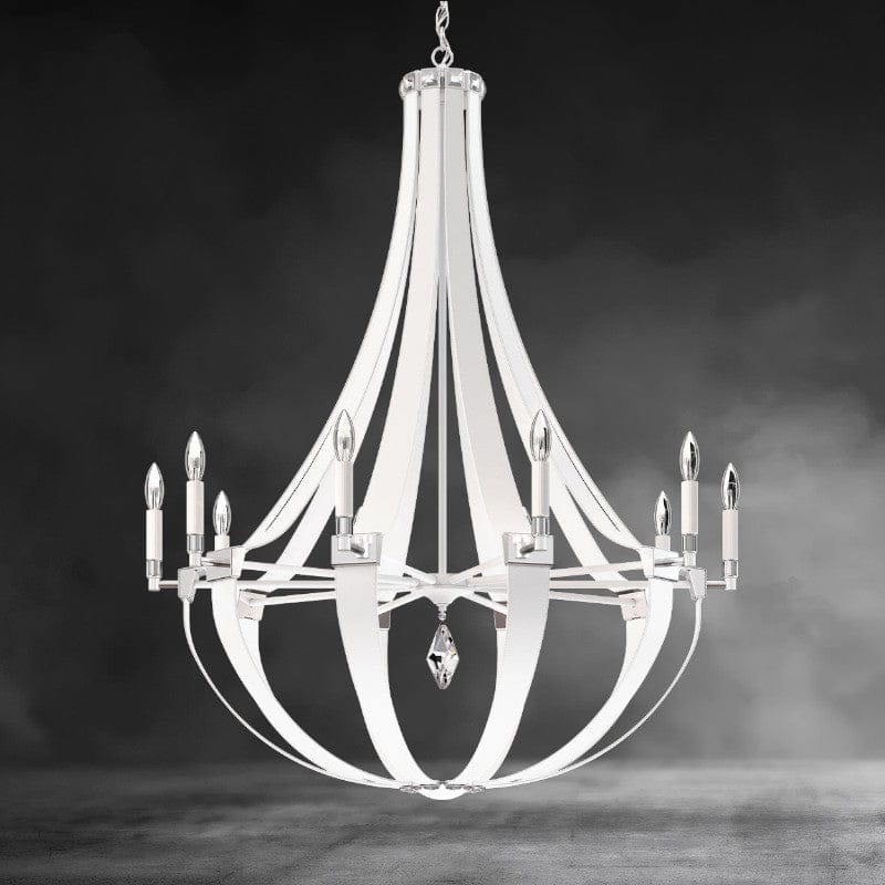 Crystal Empire Chandelier 36"