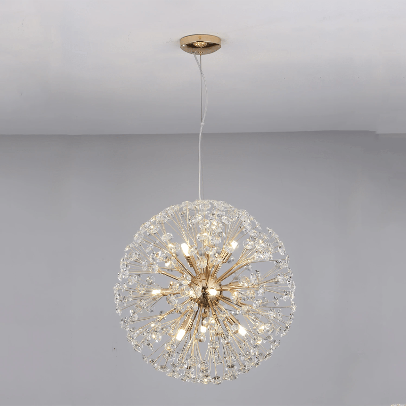Dandelion Spherical Crystal Pendant Light