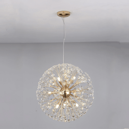 Dandelion Spherical Crystal Pendant Light