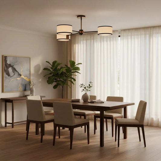 Daphne Fabric Flush Mount