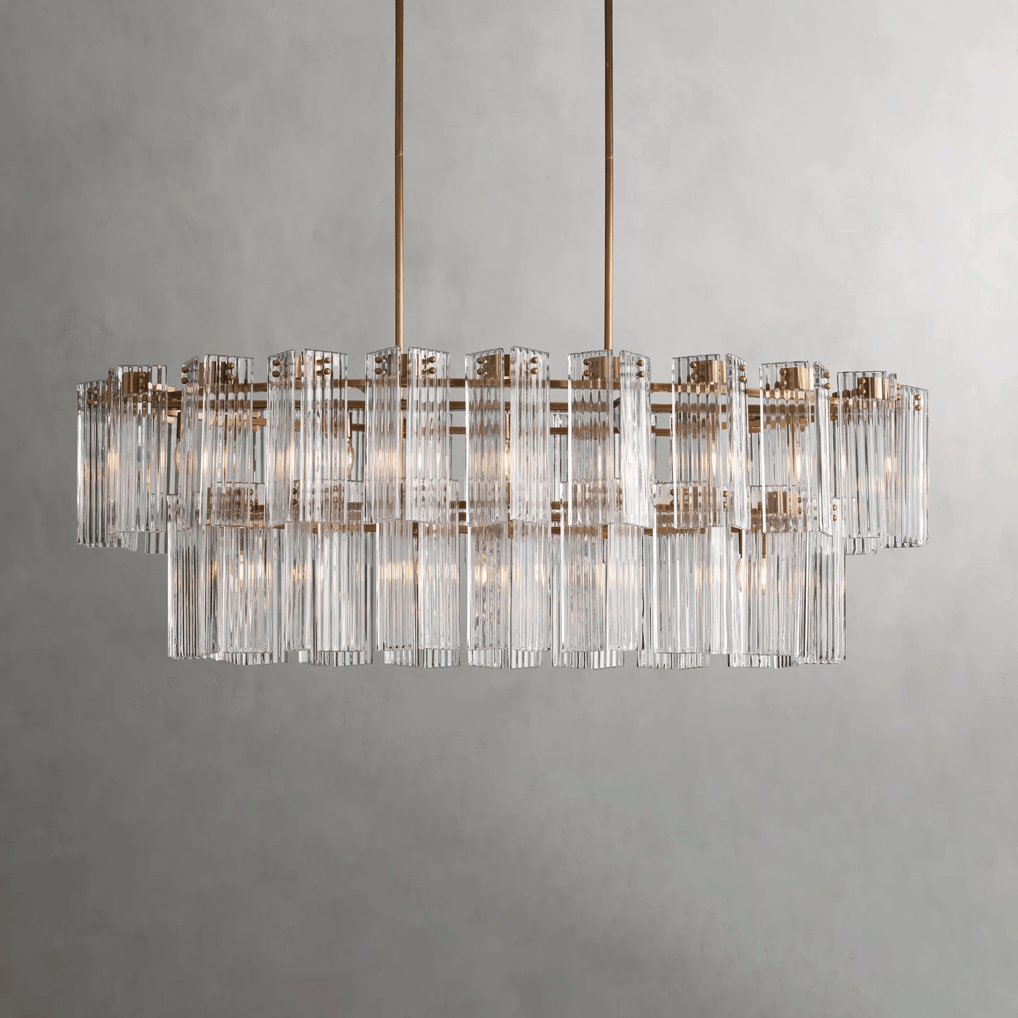 Deelsie Oval Chandelier 51" 63" 72"