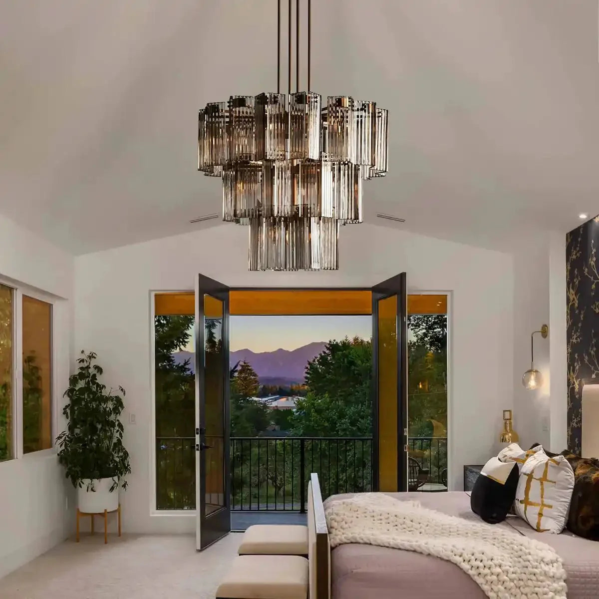 Delsie Round Chandelier 38''48''60''