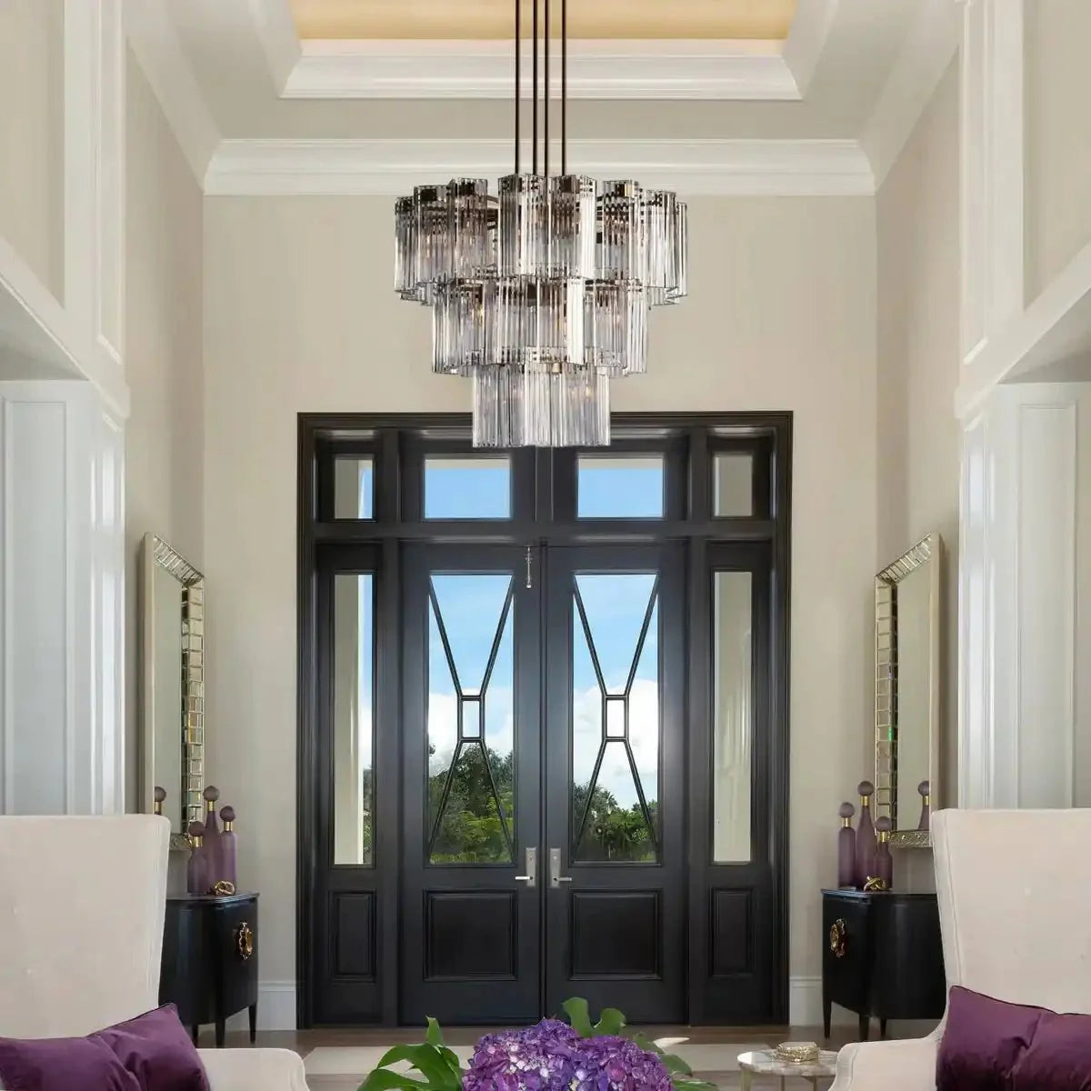 Delsie Round Chandelier 38''48''60''