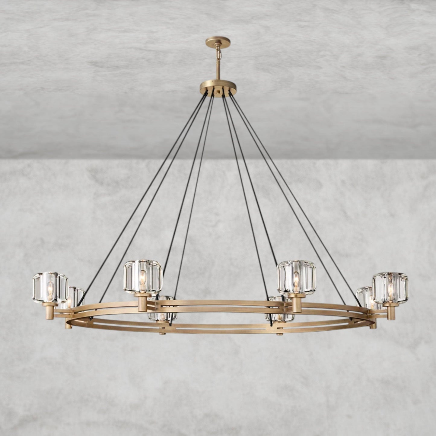 Deemaret Round Chandelier 36" 48" 60"