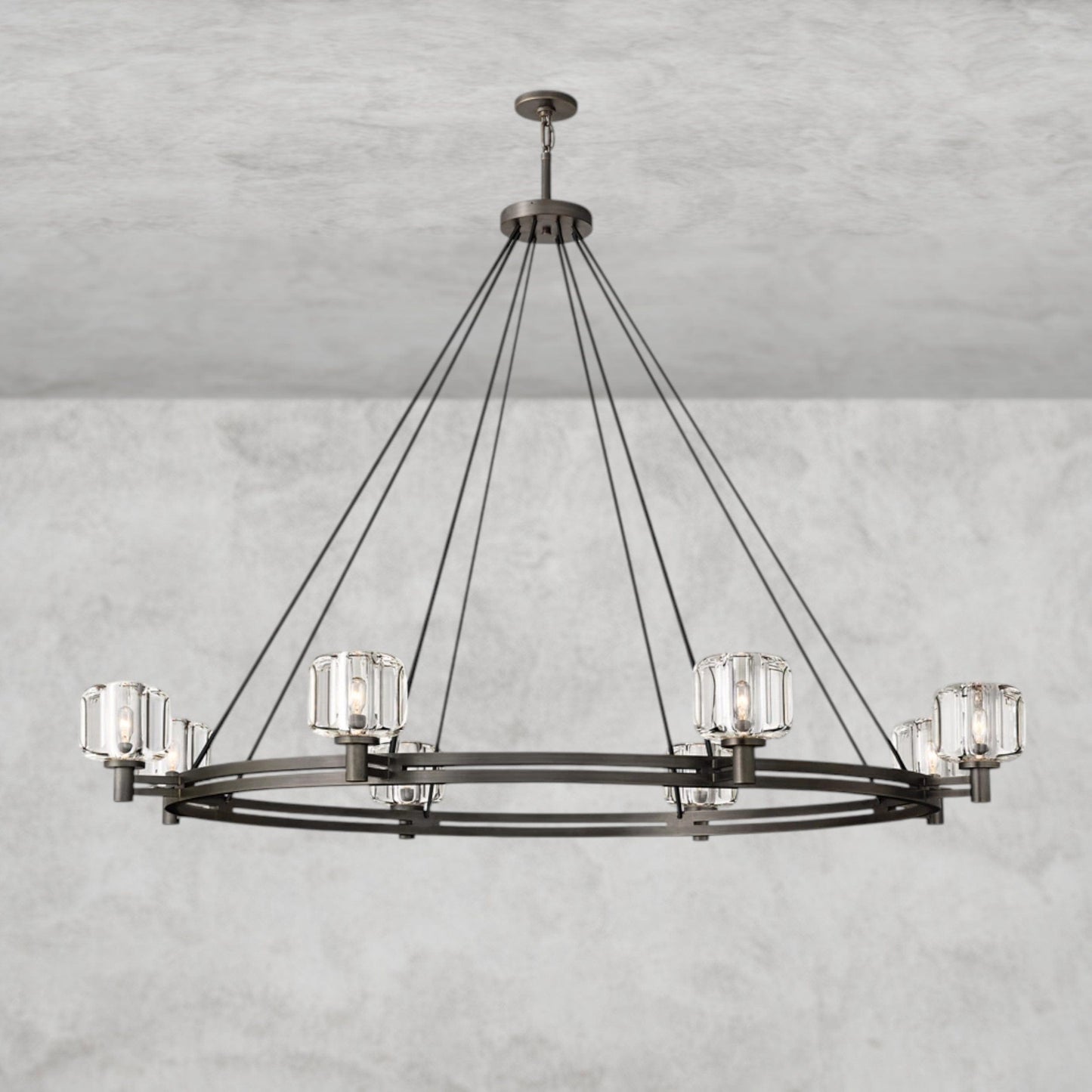 Deemaret Round Chandelier 36" 48" 60"