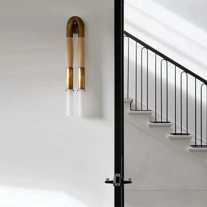 Double Head Antonia Horsehair Sconce