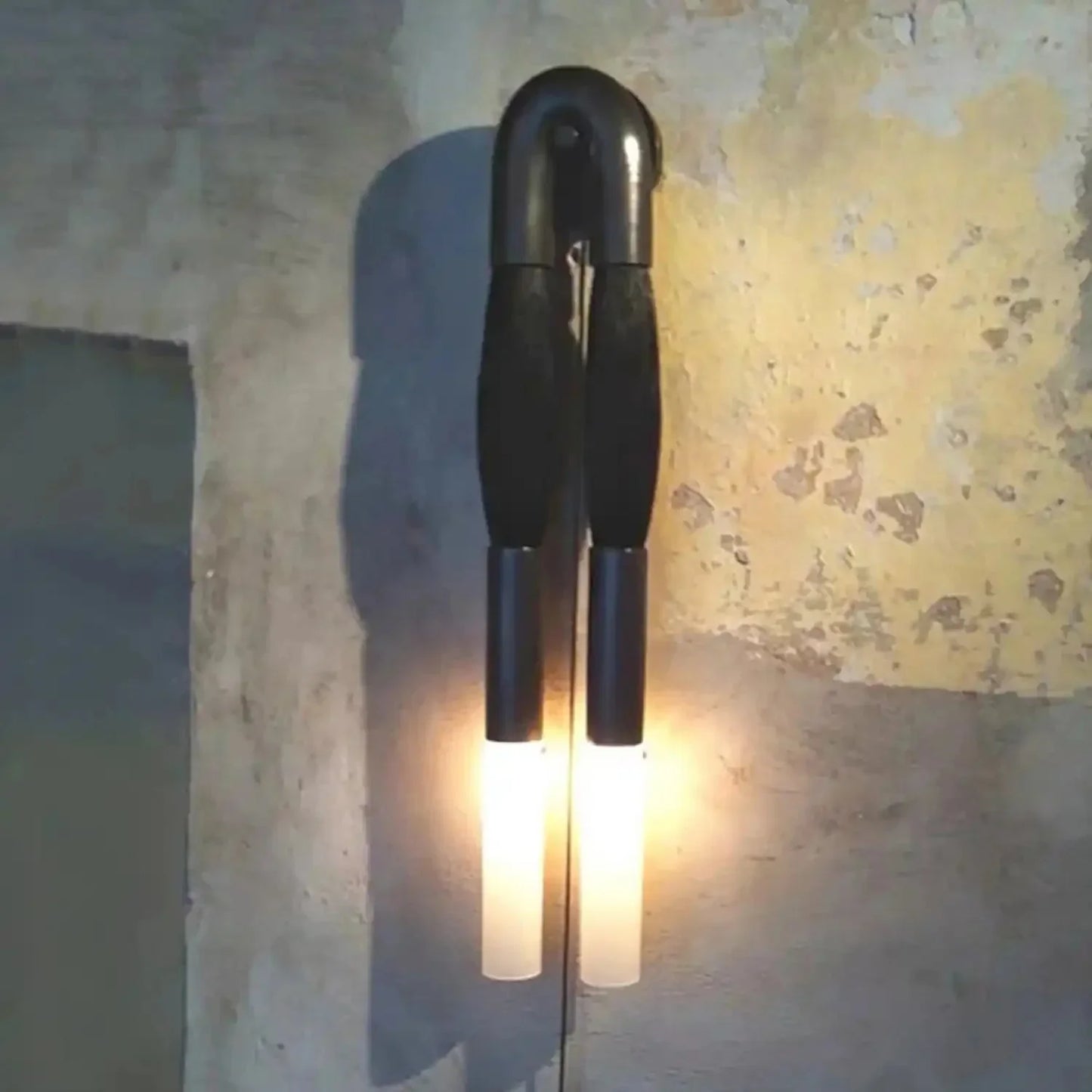 Double Head Antonia Horsehair Sconce