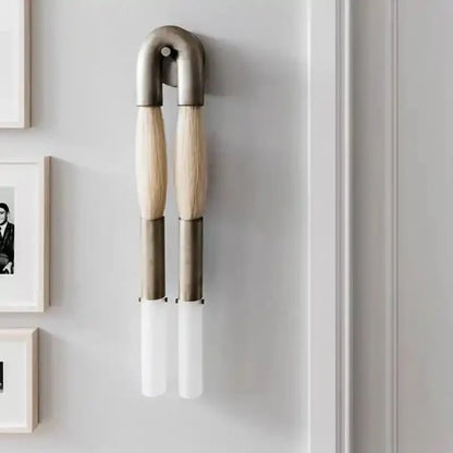 Double Head Antonia Horsehair Sconce