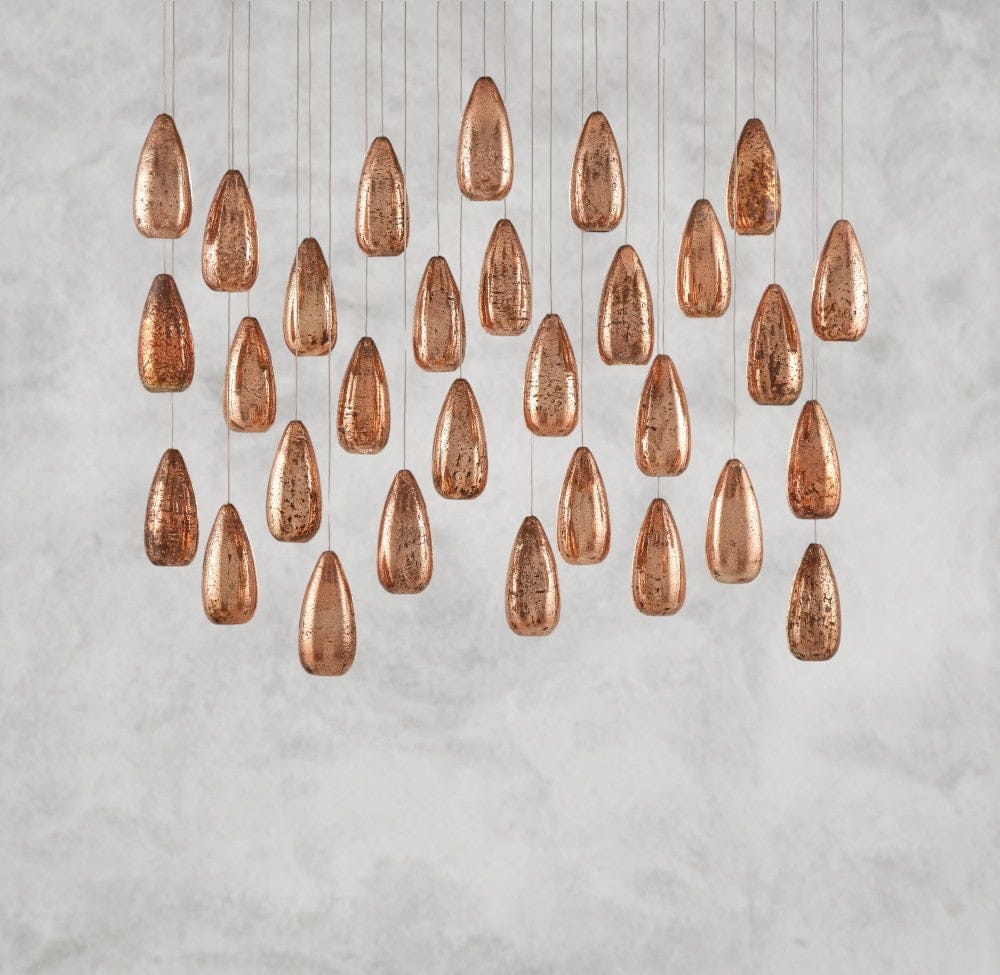 Edda Linear Glass Chandelier 48", 54"