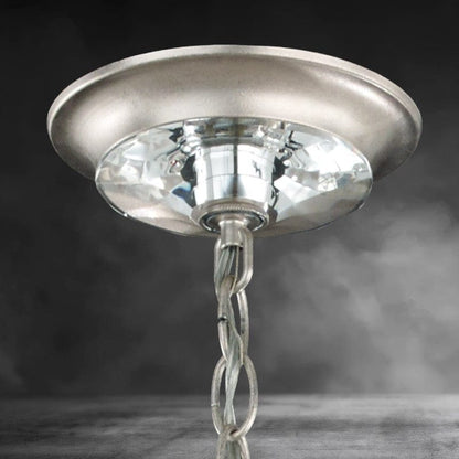 Esmeralda 2-Tier Crystal Chandelier 37"