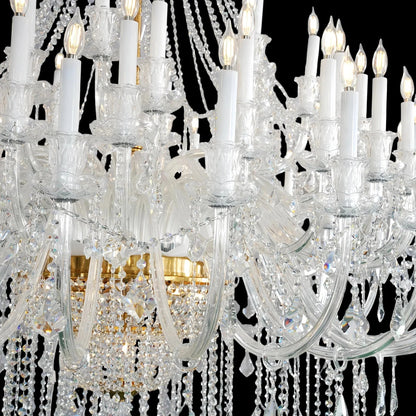 Extra Large Classic Traditional Crystal Chandelier 60/72/90 Lights for Showroom, Foyer , Wedding Hall