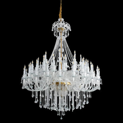 Extra Large Classic Traditional Crystal Chandelier 60/72/90 Lights for Showroom, Foyer , Wedding Hall