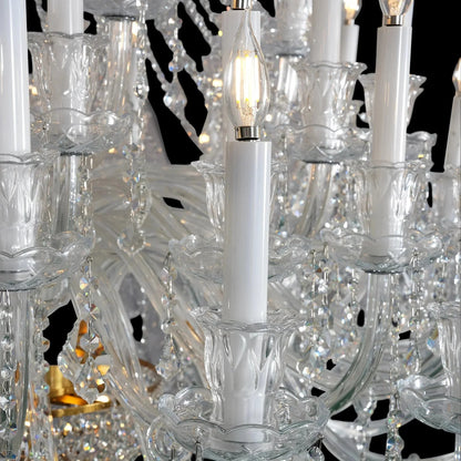 Extra Large Classic Traditional Crystal Chandelier 60/72/90 Lights for Showroom, Foyer , Wedding Hall