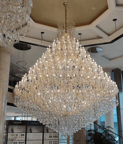 Extra Large Multi-tiered Candle Light Crystal Chandelier for Hotel/Restaurant