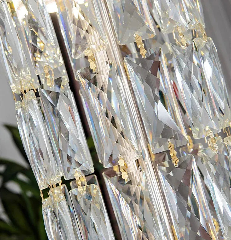 Extra Large Multi-tiered Empire Conical Funnel Crystal Chandelier for Big Hallway/Foyer/Staircase