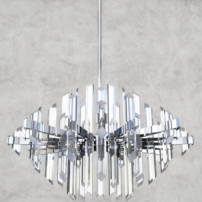Facets 1-Light Kitchen Island LED Chandelier