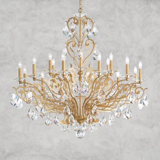 Filigrae Crystal Chandelier39"