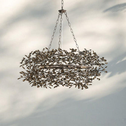 Fiore Crown Crystal Branch Chandelier 39" 48" 60“