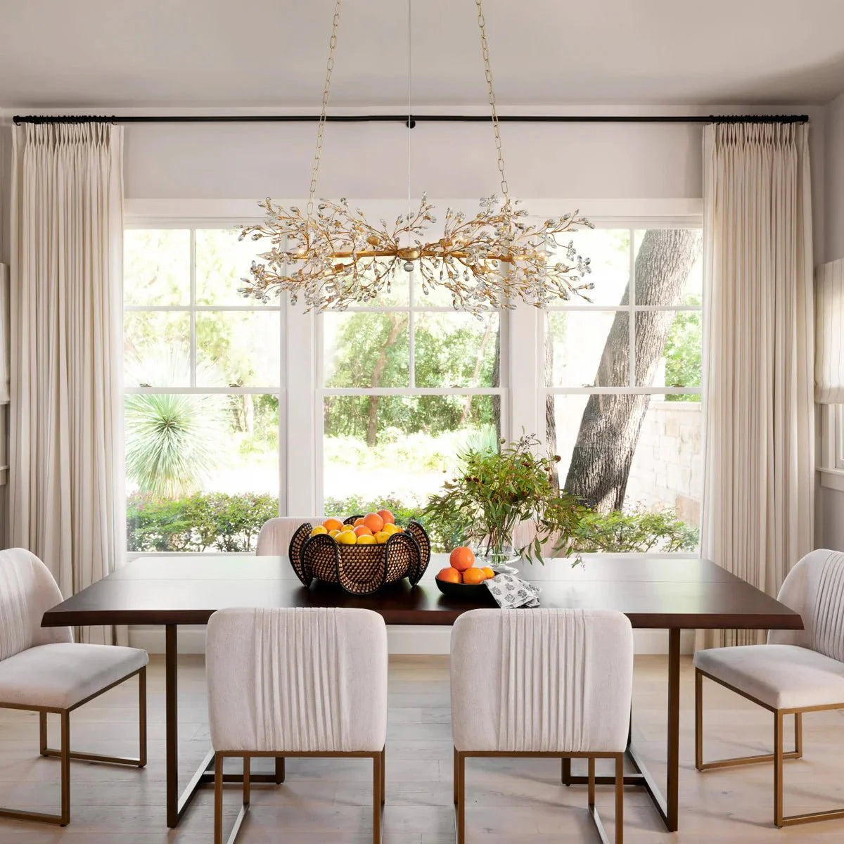 Fiore Linear Chandelier 43" 51" 68"W