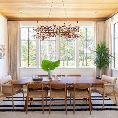 Fiore Linear Chandelier 43" 51" 68"W