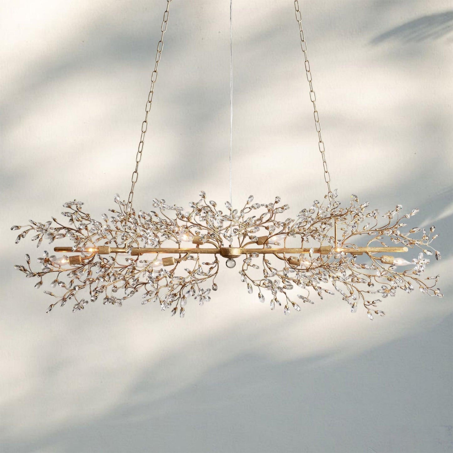 Fiore Linear Chandelier 43" 51" 68"W