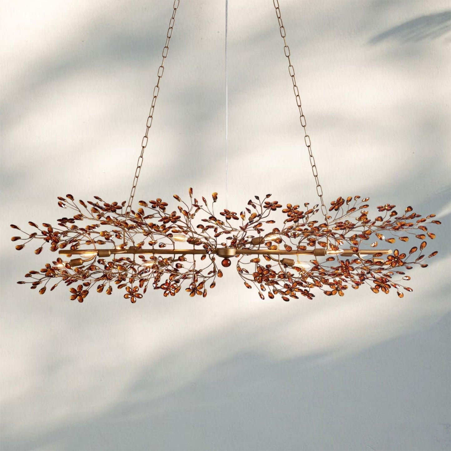Fiore Linear Chandelier 43" 51" 68"W