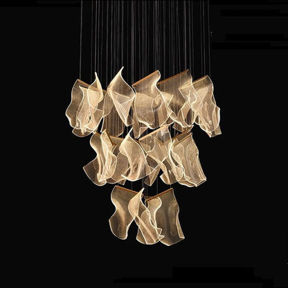 Flame Branch Chandelier