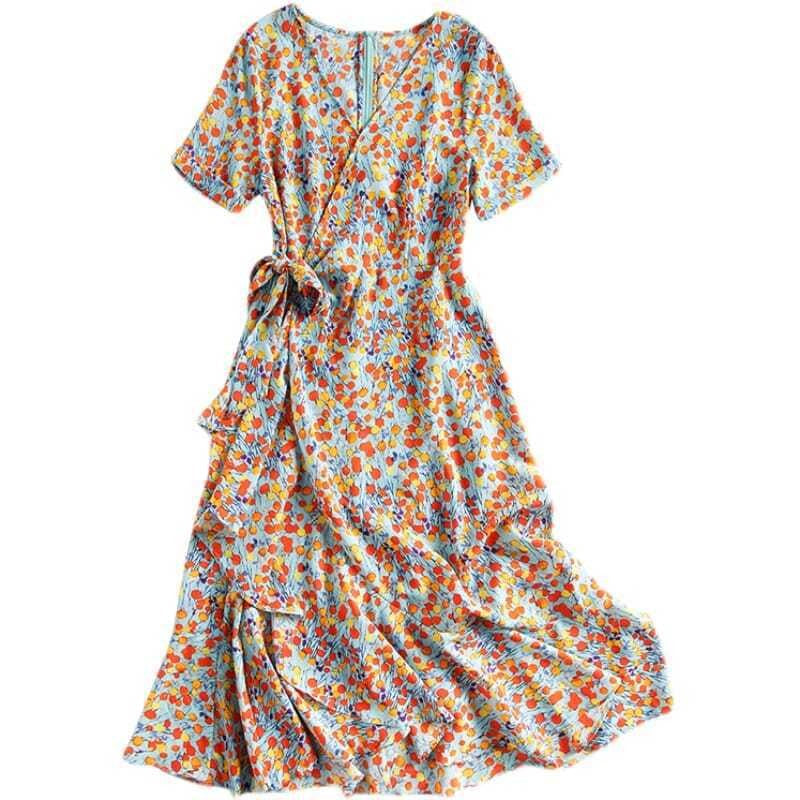 Fleurine Ruffle Midi