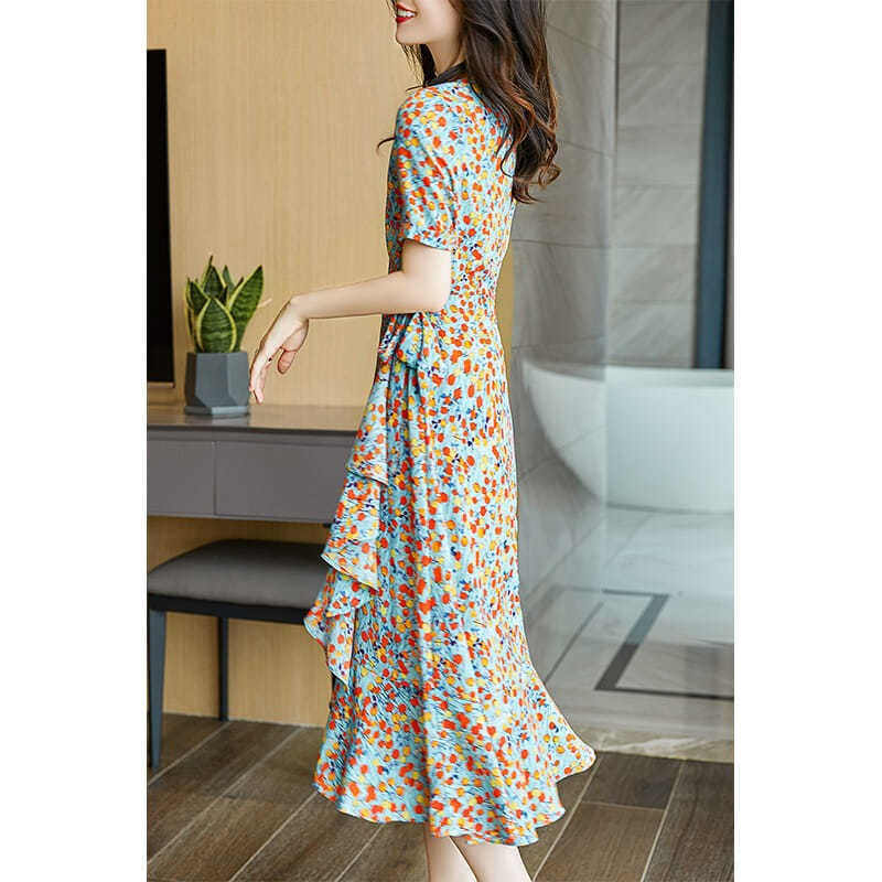 Fleurine Ruffle Midi