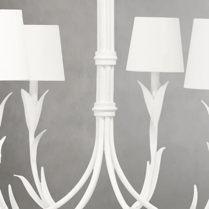 Fontara White Reed Chandelier