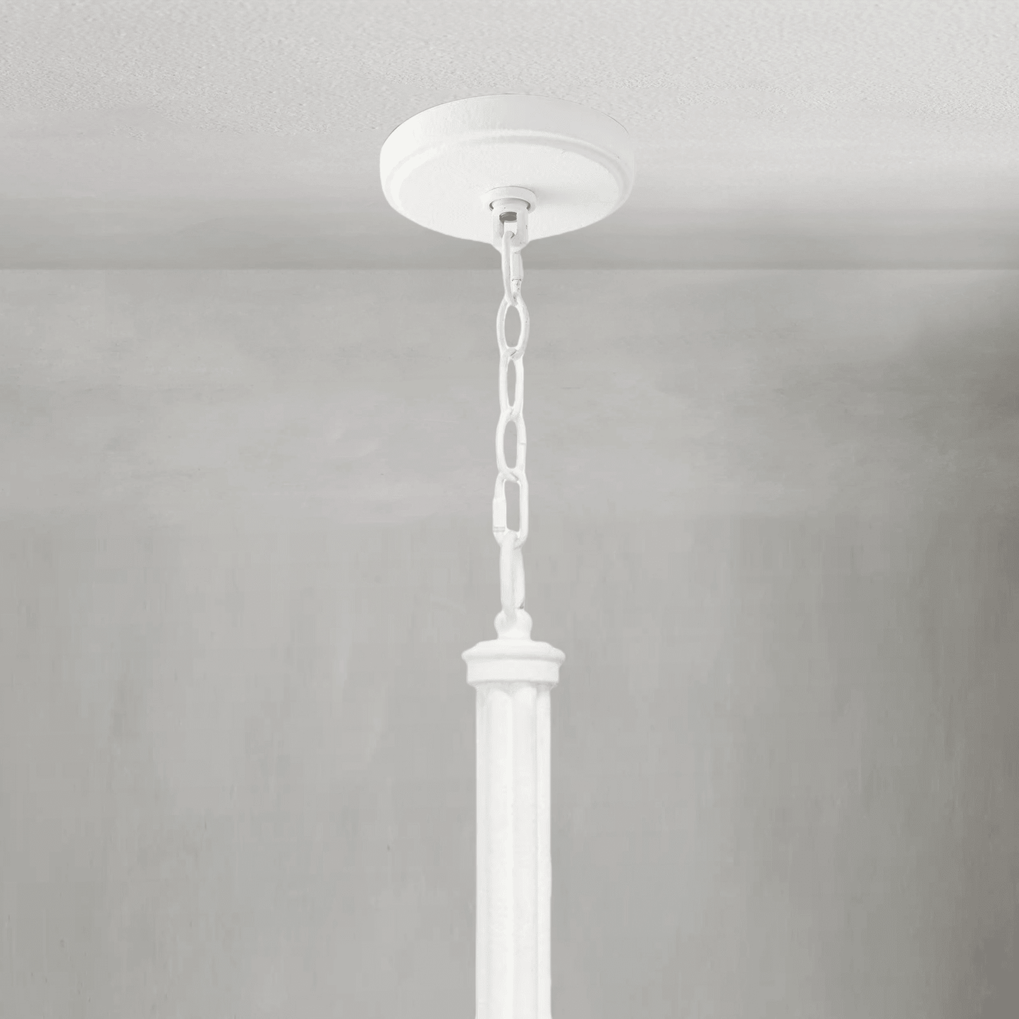 Fontara White Reed Chandelier