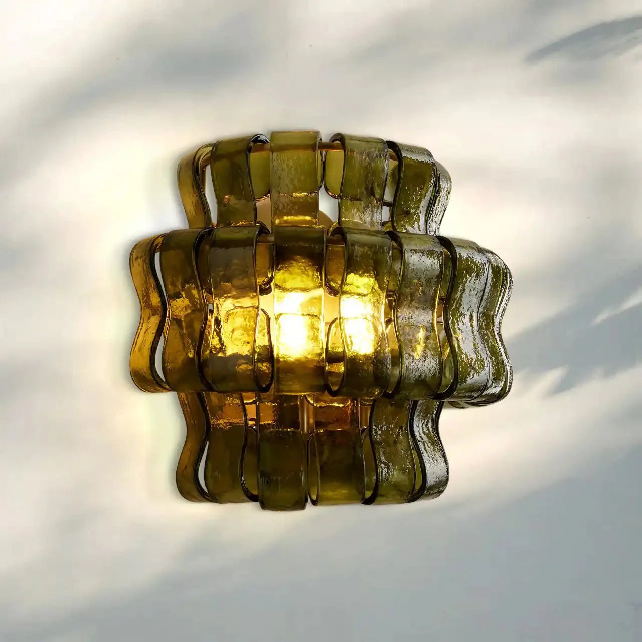 Ghiaccio Glass Wall Sconce