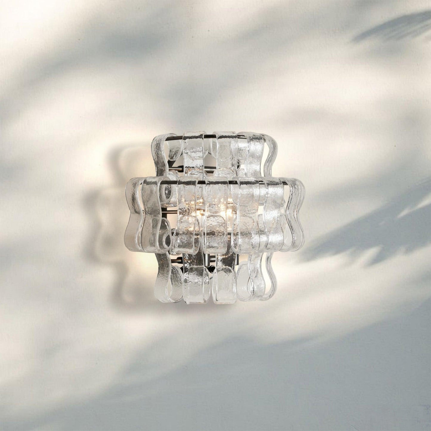 Ghiaccio Glass Wall Sconce