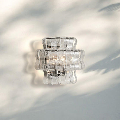 Ghiaccio Glass Wall Sconce