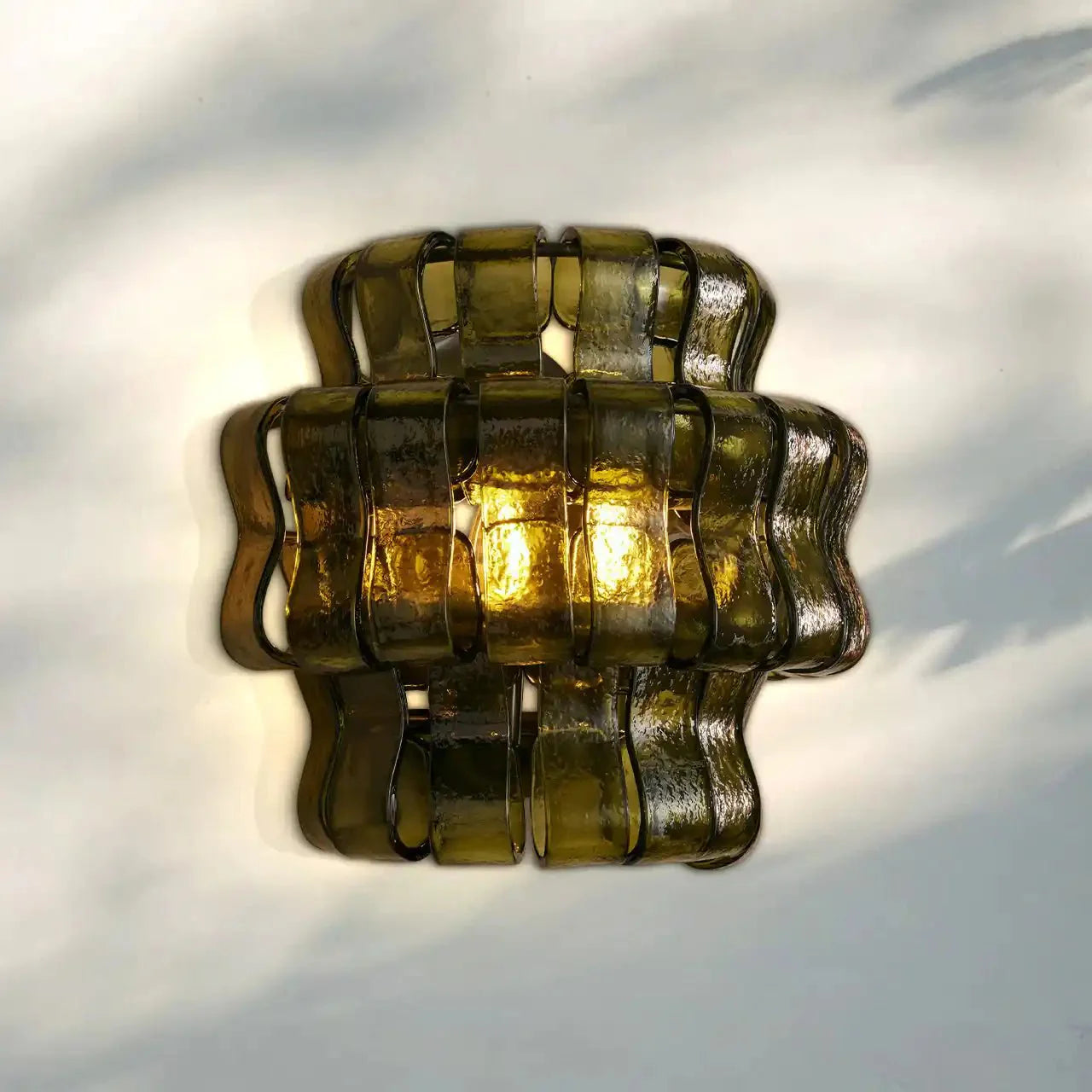 Ghiaccio Glass Wall Sconce