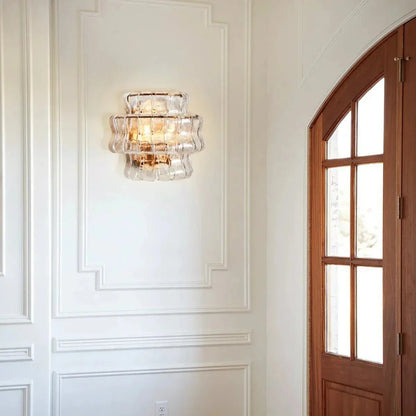 Ghiaccio Glass Wall Sconce